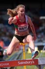 Lennie White during the 3000 metres steeplechase at the Sainsbury's British Championships, Birmingham.